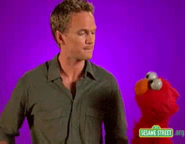so excited elmo