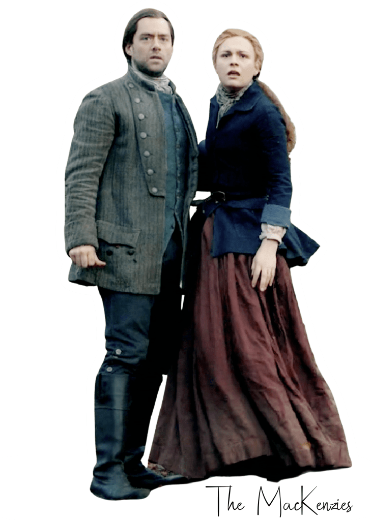 Outlander Roger Wakefield
Richard Rankin Sophie Skelton Brianna Randall MacKenzie