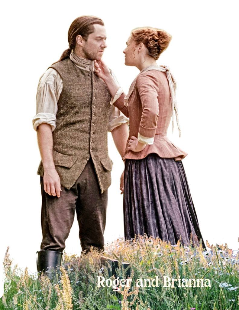 Outlander Roger Wakefield
Richard Rankin Sophie Skelton Brianna Randall MacKenzie