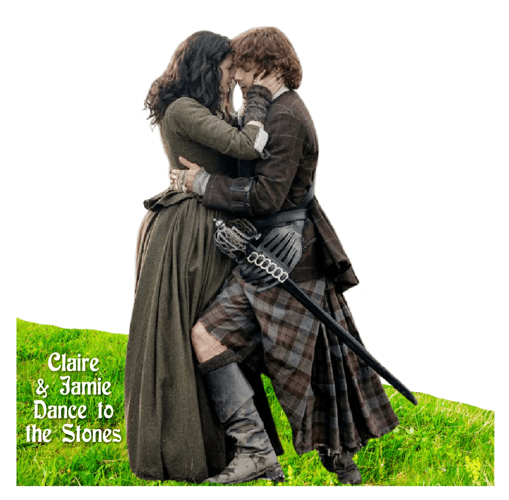 Outlander Jamie Fraser Sam Heughan Claire Fraser Caitriona Balfe 