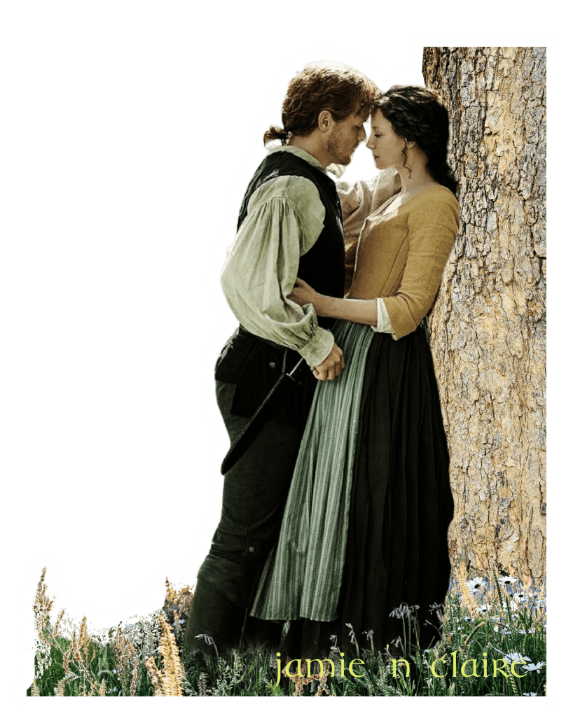 Outlander Jamie Fraser Sam Heughan Claire Fraser Caitriona Balfe 