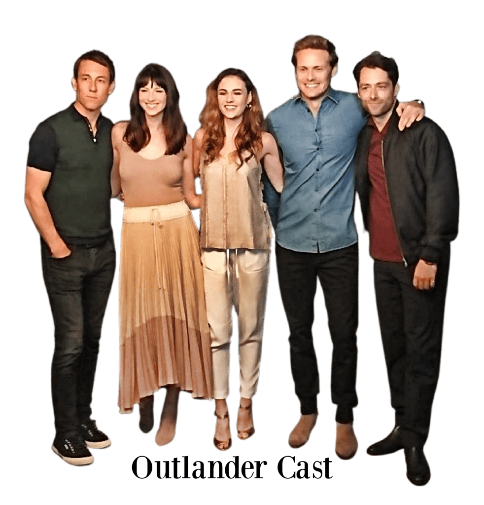 Outlander Cast
Tobias Menzies, Caitriona Balfe, Sophie Skelton, Sam Heughan, Richard Rankin
