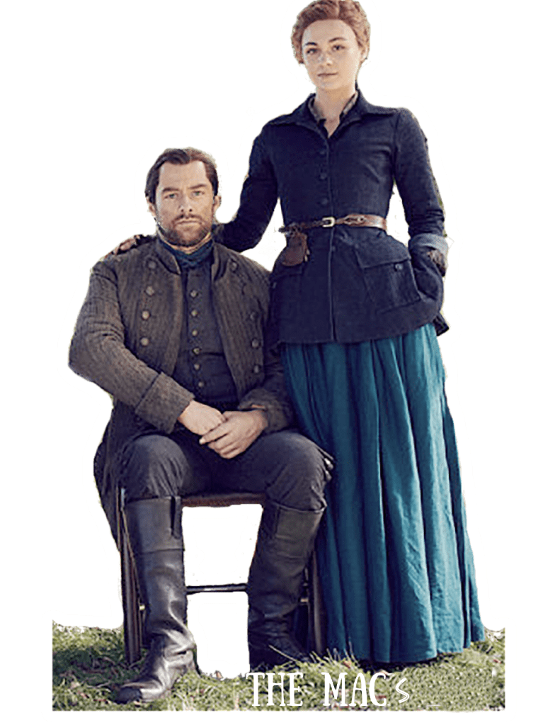Outlander Roger Wakefield
Richard Rankin Sophie Skelton Brianna Randall MacKenzie