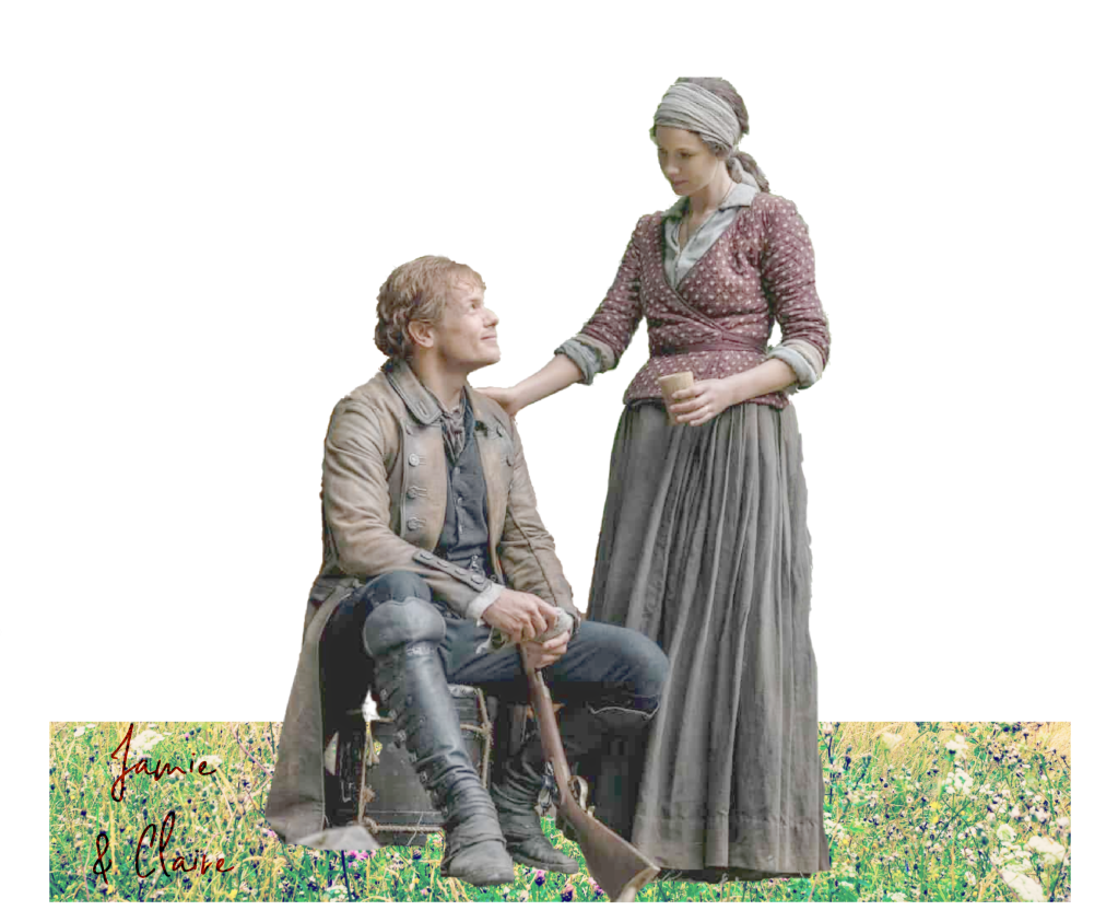 Outlander Jamie Fraser Sam Heughan Claire Fraser Caitriona Balfe 